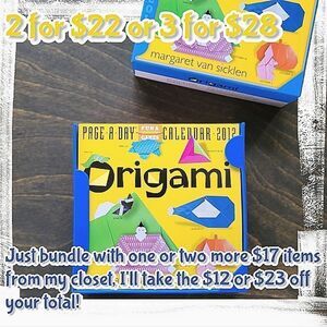 NWT Origami page-a-day 2012 calendar